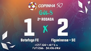 Gols de Botafogo FC 1 X 2 Figueirense  SC Copinha 2019 [upl. by Yentihw]