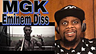 MGK  Rap Devil Official Video Eminem Diss Reaction 🔥🔥💪🏾 [upl. by Schuler566]