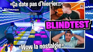 Soirée nostalgie blindtest Fortnite avec Michou les bons souvenirs [upl. by Grenville]