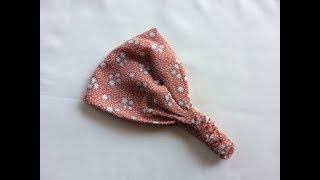 DIY Wide Headband  tutorial [upl. by Lust783]