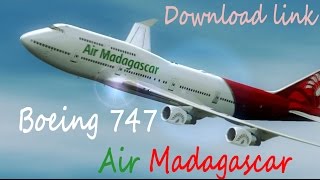 ✈ PMDG B744  Air Madagascar Repaint work step HD [upl. by Erminna]