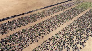 7200 Levy Spearman Vs Myrmidon Spearman  Total War Rome 2 [upl. by Airamak]