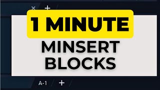 How to Explode Minsert Autocad Blocks [upl. by Gilliette]