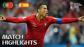 Portugal v Spain  2018 FIFA World Cup  Match Highlights [upl. by Madancy663]