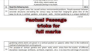 Reduction in green areas has caused various environmental  Factual Passage  Sample paper class 10 [upl. by Kronfeld649]