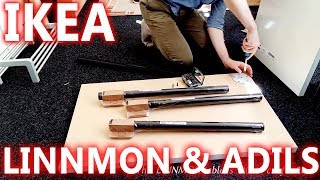 IKEA LINNMON amp ADILS 2x conference table setup amp review [upl. by Bonnette]