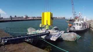 Laminaria Wave Energy Launch in ostend [upl. by Itnava]