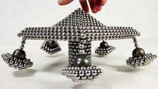 Dynamic Sculpture out of Magnets  Magnetic Games [upl. by Dnomaj433]