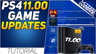 Installing PS4 Game Updates on 1100 Jailbreak [upl. by Singleton961]