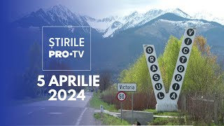 Știrile PRO TV  5 Aprilie 2024 [upl. by Maillil40]