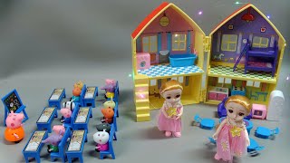 5 Minutes of Cutie Toy Satisfying Unboxing Peppa Pigs toy house and classroomcutetoys peppapig [upl. by Abeu]