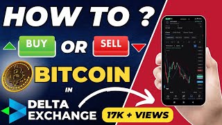 How to buy Bitcoin Futures in Delta Exchange  How to set Target amp Stoploss on Chart [upl. by Randee]