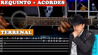 Tutorial  Terrenal  Julion Alvarez y su norteño banda  Requinto  Acordes  TABS [upl. by Myrna]