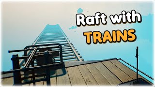 A Raft but with TRAINS Survival Game  Voidtrain [upl. by Nerej]