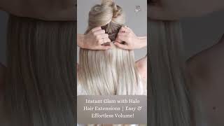 Instant Glam with Halo Hair Extensions  Easy amp Effortless Volume haloextensions Hairstyleoriginals [upl. by Croom379]