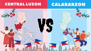 CENTRAL LUZON vs CALABARZON│Comparison Economy Culture Standard of Living Development etc [upl. by Asilak769]