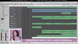 Princesses Dont Cry  Instrumental Karaoke with Lyrics On screen Video with original backing vocals [upl. by Ahar]