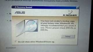 Przywracanie Ustawień Fabrycznych Windows 7 Naprawa Laptopa ASUS X70AB  ForumWiedzy [upl. by Suaeddaht]