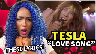 HEARTFELT TESLA  “LOVE SONG”  SINGER FIRST TIME REACTION [upl. by Edvard]