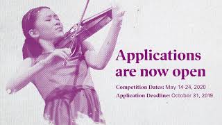 Apply now for the Menuhin Competition Richmond 2020 [upl. by Ijies]