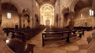 360 video Inside Basilica of San Zeno Verona Italy [upl. by Hterag]