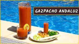 Receta del gazpacho andaluz [upl. by Sumaes9]