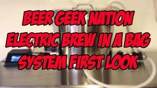 Electric Brew In a Bag AllInOne System First Look  Beer Geek Nation Craft Beer Reviews [upl. by Raynard]