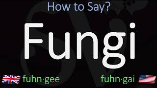 How to Pronounce Fungi CORRECTLY British Vs American Pronunciation [upl. by Onaivlis]