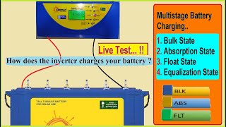 Lead Acid Battery Charging MethodsHow the inverter worksWhat is BulkAbsorptionFloatIn English [upl. by Flodnar]