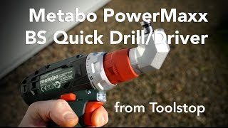 Metabo PowerMaxx BS Quick  Toolstop Exclusive [upl. by Yrelbmik]