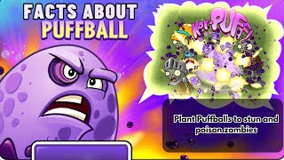 facts about puffball from pvz2 [upl. by Nnylyaj]