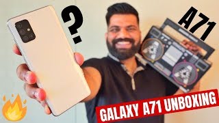 Samsung Galaxy A71 Unboxing amp First Look  Latest in Galaxy A Series  64MPSD730 4500mAh🔥🔥🔥 [upl. by Noillid904]