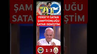 Fenerbahçe Galatasaray 13 Ahmet Çakar beyaz futbol “Ferdi’yi satmayacaktı” fenerbahçe galatasaray [upl. by Baten]