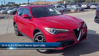 2018 ALFA ROMEO Stelvio Sport Utility Livermore Brentwood San Leandro Concord Tracy [upl. by Aryan46]