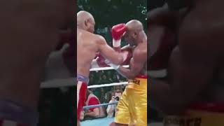 George Foreman vs Michael Moorer shorts [upl. by Rennold]