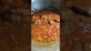 SARDINAS NA GINISA SA KAMATIS food sardines tomato streetfood [upl. by Norred]