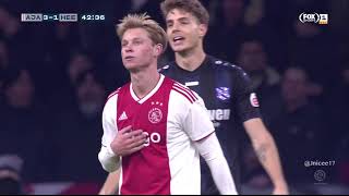 Frenkie de Jong vs SC Heerenveen H 20119 [upl. by Harim517]