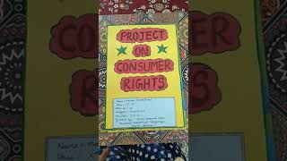 project on consumer rights class 10 [upl. by Vedis]