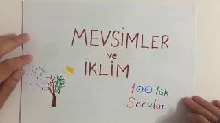 8SINIF MEVSİMLER VE İKLİM [upl. by Ettesoj755]