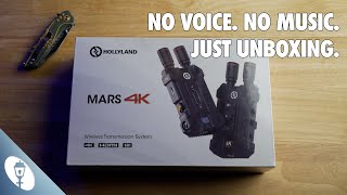 Hollyland Mars 4k Transmitter amp Receiver Full Unboxing  ASMR [upl. by Wexler912]