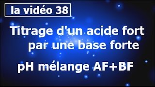 pHDosageTitrage dun acide fort par une base fortemélange smpcs2 partie38 [upl. by Cadell]