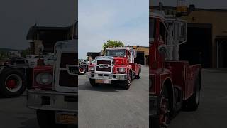 Detroit Diesel Brockway Tow Truck shorts trucking diesel [upl. by Sperling]