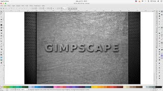 How to make metal text effect with Inkscape [upl. by Ahsiekim]