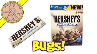 Hersheys Cookies amp Cream Candy Bar and Breakfast Cereal Combo [upl. by Kopp]