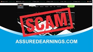 Assuredearningscom SCAM [upl. by Aimahc]