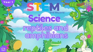 Reptiles and Amphibians  KS1 Year 1 Science  Home Learning [upl. by Frodina]