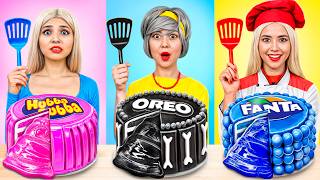 Me vs Grandma Cooking Challenge Cake Decorating Life Hacks by YUMMY JELLY [upl. by Assirahc]