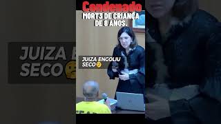 Condenado por Crime indigesto tenta última cartada em juíza tribunal do Júri crime real [upl. by Foley]