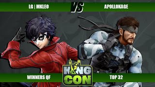 LG  MKLEO VS APOLLOKAGE  WINNERS QF TOP 32  KINGCON 2024 [upl. by Yhtimit837]