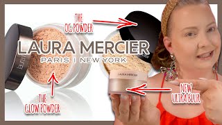 Laura Mercier NEW Ultra Blur vs GLOW vs ORIGINAL Setting Powder [upl. by Netniuq]